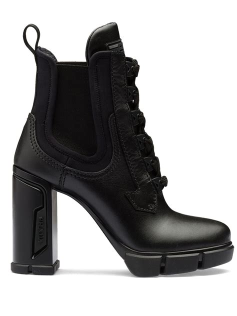 prada chunky.boots|prada chunky heel ankle boots.